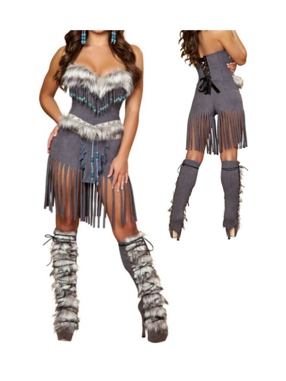 Roma Native American Indian Hottie Costume Size Adult Small